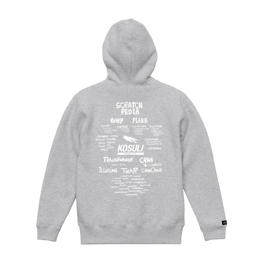 『Pre-order(予約販売)』GB × KOSULI SCRATCH PEDIA Hoodie