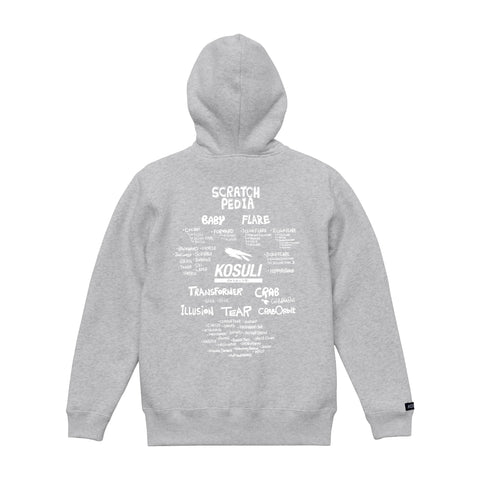 『Pre-order(予約販売)』GB × KOSULI SCRATCH PEDIA Hoodie