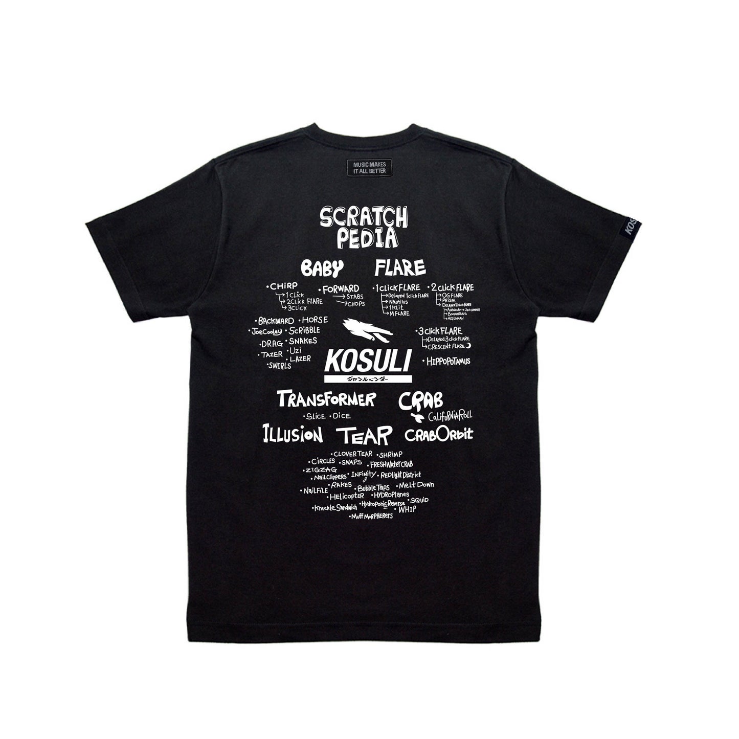 GB × KOSULI "SCRATCH PEDIA" Tee