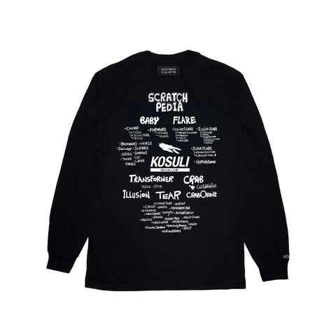 『Pre-order(予約販売)』GB × KOSULI SCRATCH PEDIA Long Sleeve