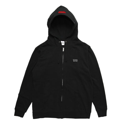 BLK GB Embroidery Zip-up Hoodie